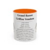 11oz-grand-basset-griffon-vendeen-mug-writeup-orange 11oz Grand Basset Griffon Vendeen Mug, Orange, front view