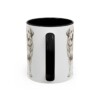 11oz Great Pyrenees Mug, Black, back view