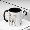 11oz Great Pyrenees Dog Dad Mug, Black, lifestyle photo