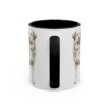 11oz Funny Great Pyrenees Mug, Black, back view