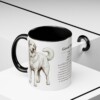 11oz Great Pyrenees Mug, Black, lifestyle photo