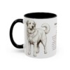 11oz Great Pyrenees Mug, Black, left side view