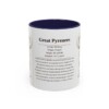 11oz Great Pyrenees Mug, Navy, front view