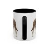 11oz Greater Swiss Mountain Dog Mug, Black, back view
