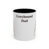 11oz-greyhound-mug-dad-black-front 11oz Greyhound Dog Dad Mug, Black, front view