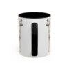 11oz Funny Greyhound Mug, Black, back view