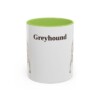 11oz-greyhound-mug-light-green 11oz Greyhound Mug, Light Green, front view