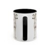 11oz Greyhound Dog Mom Mug, Black, back view