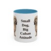 11oz Funny Havanese Mug, Light Blue, front view