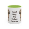 11oz Funny Havanese Mug, Light Green, front view