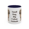 11oz Funny Havanese Mug, Navy, front view