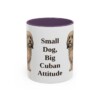 11oz Funny Havanese Mug, Purple, front view