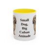 11oz Funny Havanese Mug, Yellow, front view