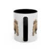 11oz Havanese Latin Mug, Black, back view