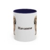11oz Havanese Mug, Navy, front view