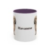 11oz Havanese Mug, Purple, front view