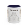 11oz Havanese Mug, Navy, front view