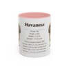 11oz Havanese Mug, Pink, front view