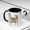 11oz Horgi Mug, Black, lifestyle photo