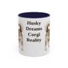 11oz-horgi-mug-humor-navy 11oz Funny Horgi Mug, Navy, front view