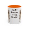 11oz-horgi-mug-humor-orange 11oz Funny Horgi Mug, Orange, front view