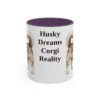 11oz-horgi-mug-humor-purple 11oz Funny Horgi Mug, Purple, front view