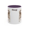11oz Horgi Mug, Purple, front view
