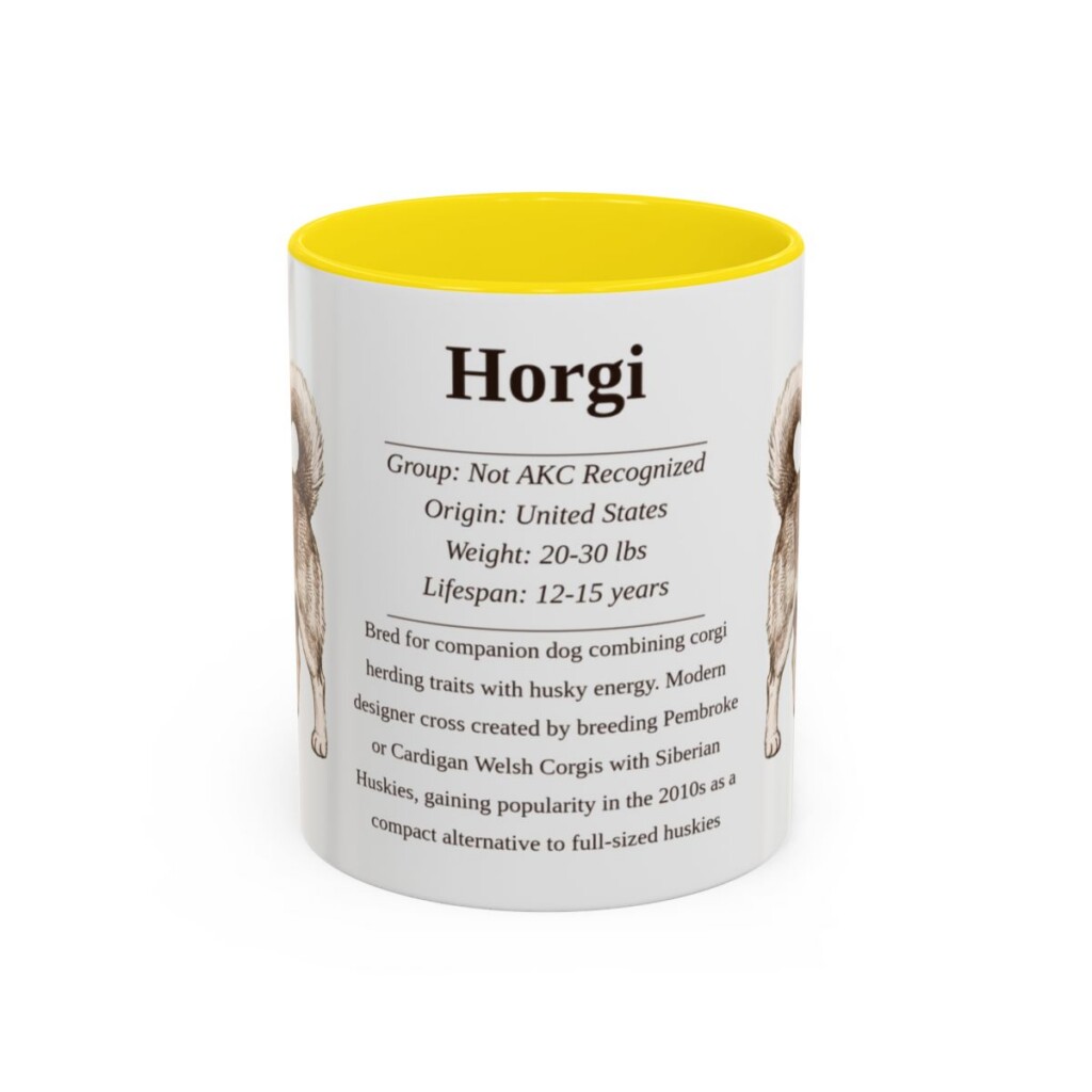11oz-horgi-mug-writeup-yellow 11oz Horgi Mug, Yellow, front view