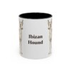 11oz-ibizan-hound-mug-black-front 11oz Ibizan Hound Mug, Black, front view