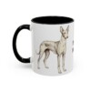 11oz-ibizan-hound-mug-black-left 11oz Ibizan Hound Mug, Black, left side view