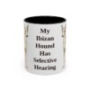 11oz-ibizan-hound-mug-humor-black-front 11oz Funny Ibizan Hound Mug, Black, front view