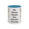 11oz-ibizan-hound-mug-humor-light-blue 11oz Funny Ibizan Hound Mug, Light Blue, front view