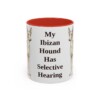 11oz-ibizan-hound-mug-humor-red 11oz Funny Ibizan Hound Mug, Red, front view