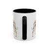 11oz Ibizan Hound Latin Mug, Black, back view