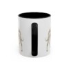 11oz Ibizan Hound Dog Mom Mug, Black, back view