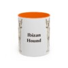 11oz-ibizan-hound-mug-orange 11oz Ibizan Hound Mug, Orange, front view