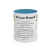 11oz-ibizan-hound-mug-writeup-light-blue 11oz Ibizan Hound Mug, Light Blue, front view