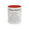 11oz-ibizan-hound-mug-writeup-red 11oz Ibizan Hound Mug, Red, front view