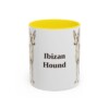 11oz-ibizan-hound-mug-yellow 11oz Ibizan Hound Mug, Yellow, front view