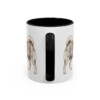 11oz Icelandic Sheepdog Mug, Black, back view