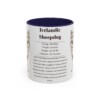11oz Icelandic Sheepdog Mug, Navy, front view