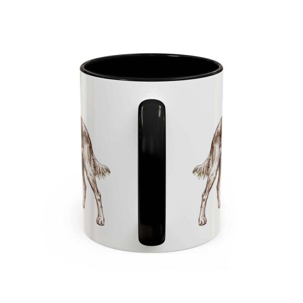 11oz-irish-red-and-white-setter-mug-black-back 11oz Irish Red and White Setter Mug, Black, back view