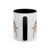 11oz Irish Red and White Setter Dog Dad Mug, Black, back view