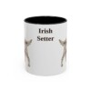 11oz Irish Setter Mug, Black, front view