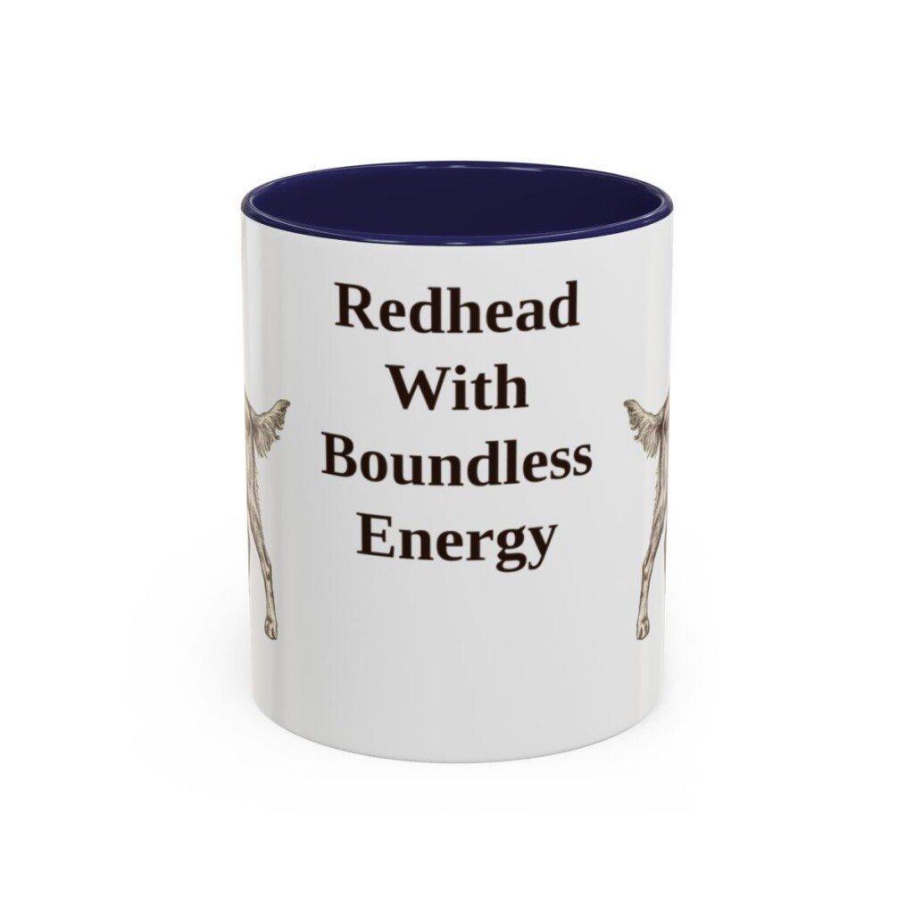 11oz-irish-setter-mug-humor-navy 11oz Funny Irish Setter Mug, Navy, front view