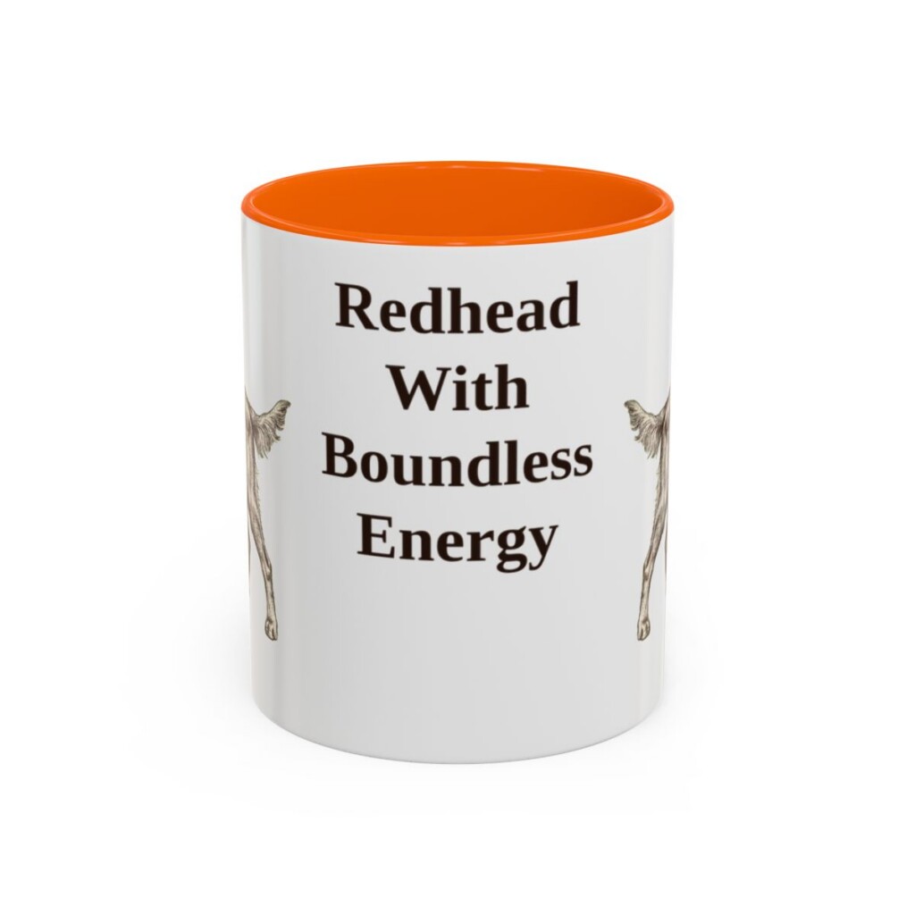 11oz-irish-setter-mug-humor-orange 11oz Funny Irish Setter Mug, Orange, front view