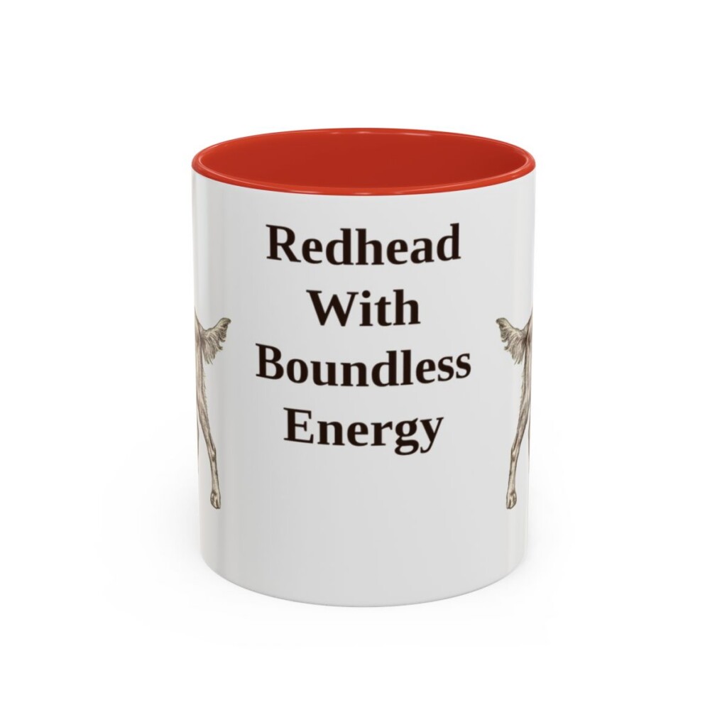11oz-irish-setter-mug-humor-red 11oz Funny Irish Setter Mug, Red, front view