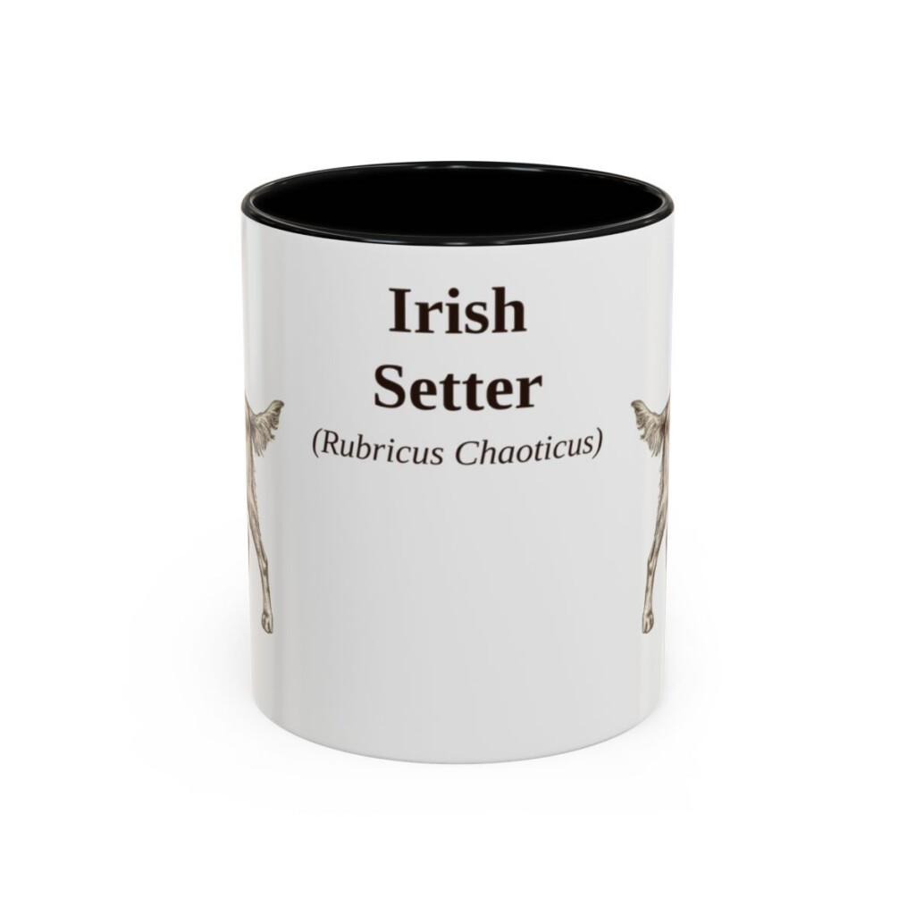 11oz-irish-setter-mug-latin-black-front 11oz Irish Setter Latin Mug, Black, front view