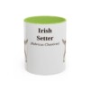11oz-irish-setter-mug-latin-light-green 11oz Irish Setter Latin Mug, Light Green, front view
