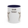 11oz Irish Setter Mug, Navy, front view